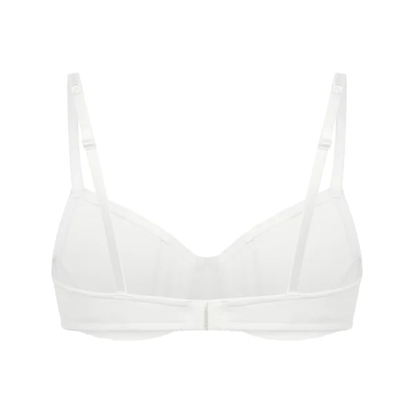 Soutien-gorge à armatures non-rembourré Pointelle - Blanc