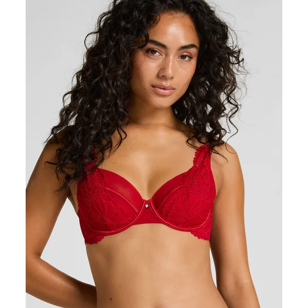 Soutien-gorge à armatures non-rembourré Whitney - Rouge