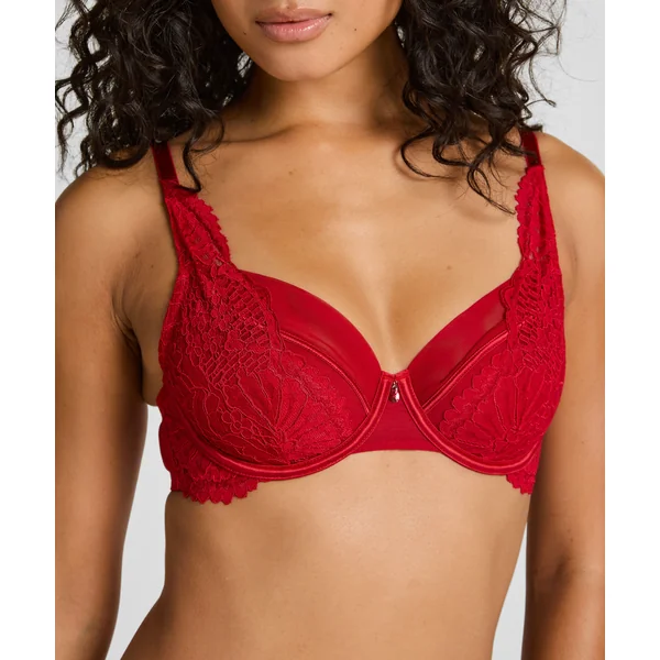 Soutien-gorge à armatures non-rembourré Whitney - Rouge