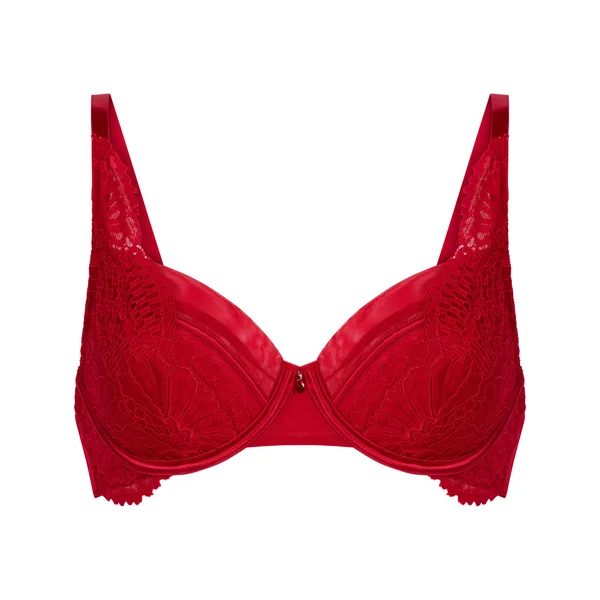 Soutien-gorge à armatures non-rembourré Whitney - Rouge