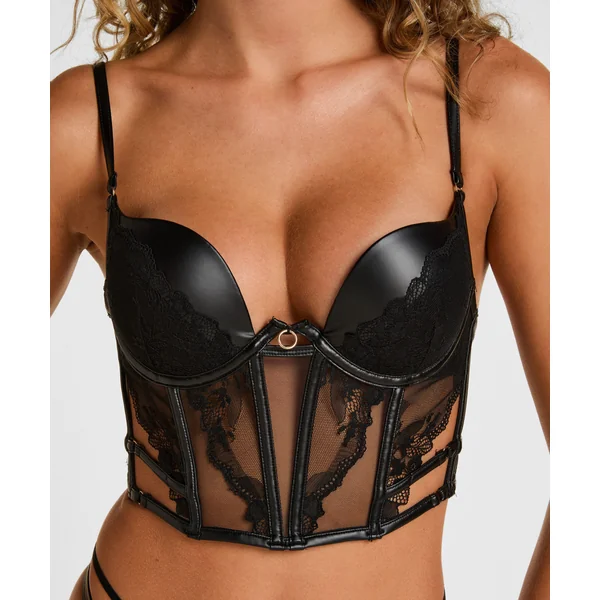 Soutien-gorge à armatures préformé Ilenia - Noir
