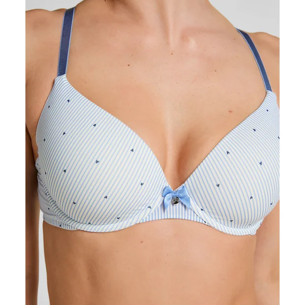 Soutien-gorge à armatures préformé Plunge - Bleu