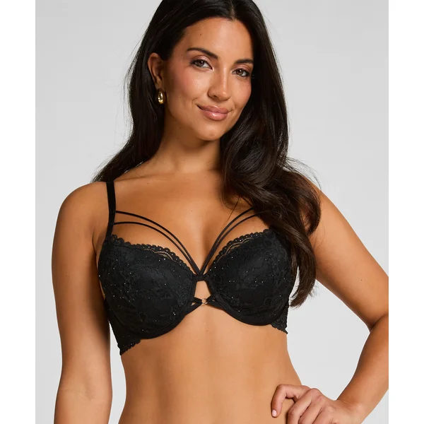 Soutien-gorge à armatures préformé Sabrina - Noir