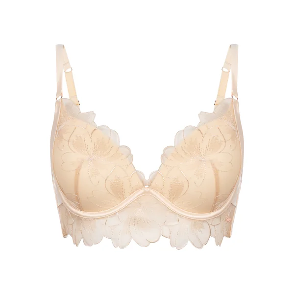 Soutien-gorge à armatures push-up préformé Emilia - Jaune
