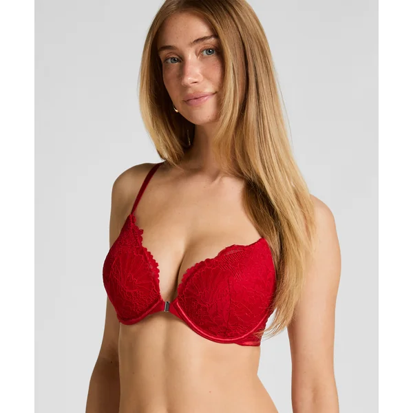 Soutien-gorge à armatures push-up préformé Whitney - Rouge