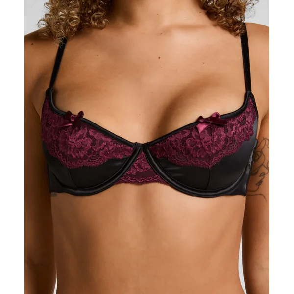 Soutien-gorge à armatures rembourré Ambra - Noir