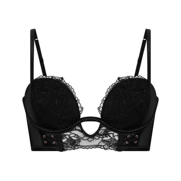 Soutien-gorge à armatures rembourré Catherine - Noir