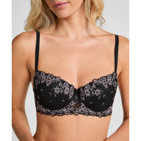 Soutien-gorge à armatures rembourré Chloe - Noir