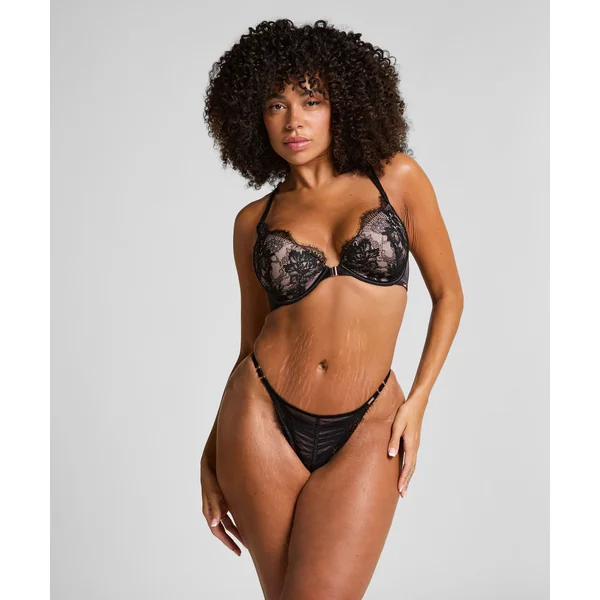 Soutien-gorge à armatures rembourré Cynthia - Noir