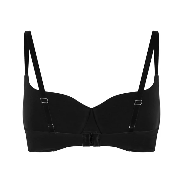 Soutien-gorge à armatures rembourré en coton - Noir