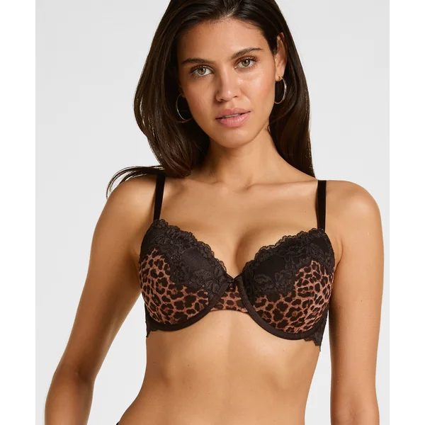 Soutien-Gorge à Armatures Rembourré Gabrielle - Noir