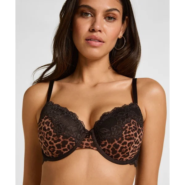 Soutien-Gorge à Armatures Rembourré Gabrielle - Noir