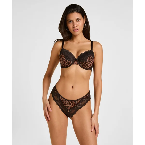Soutien-Gorge à Armatures Rembourré Gabrielle - Noir