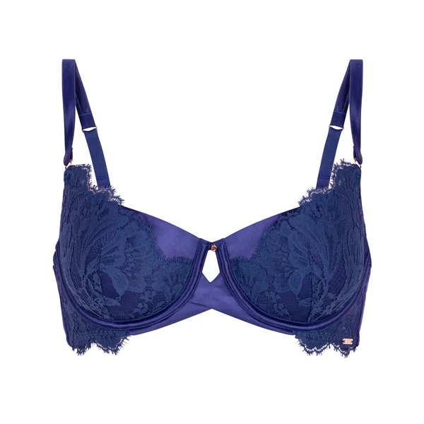 Soutien-gorge à armatures rembourré Grace - Bleu