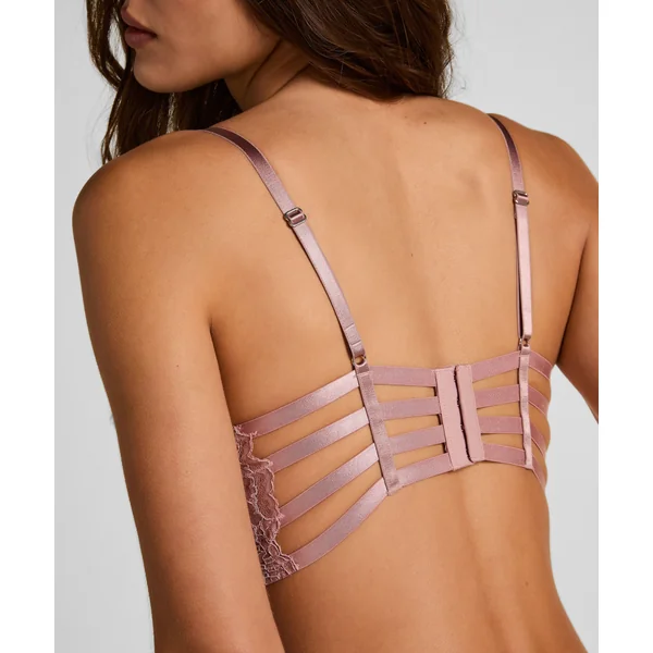 Soutien-gorge à armatures rembourré longline Essie - Violet