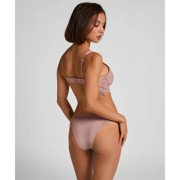 Soutien-gorge à armatures rembourré longline Essie - Violet