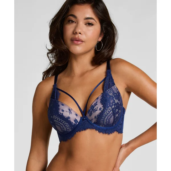 Soutien-gorge à armatures rembourré Lou - Bleu