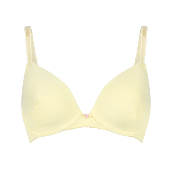 Soutien-gorge à armatures rembourré Pointelle - Jaune