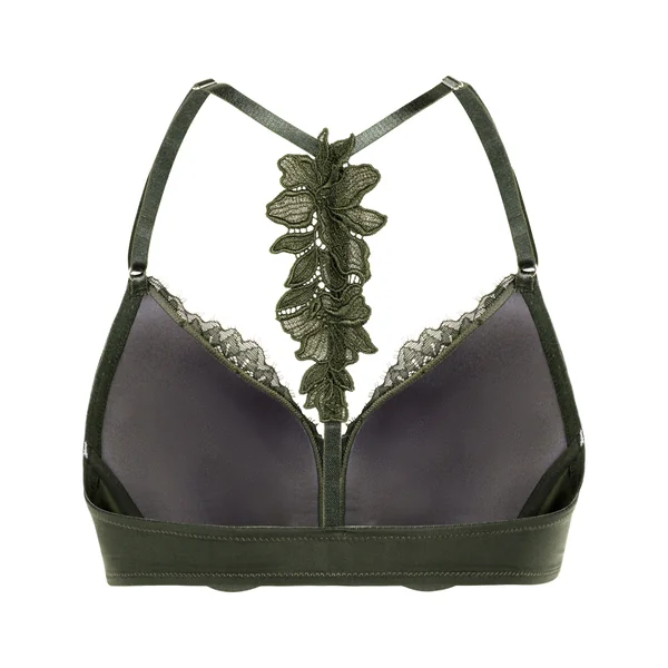 Soutien-gorge à armatures rembourré push-up Amara - Vert
