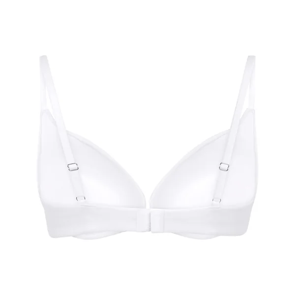 Soutien-gorge à armatures rembourré push-up en coton - Blanc