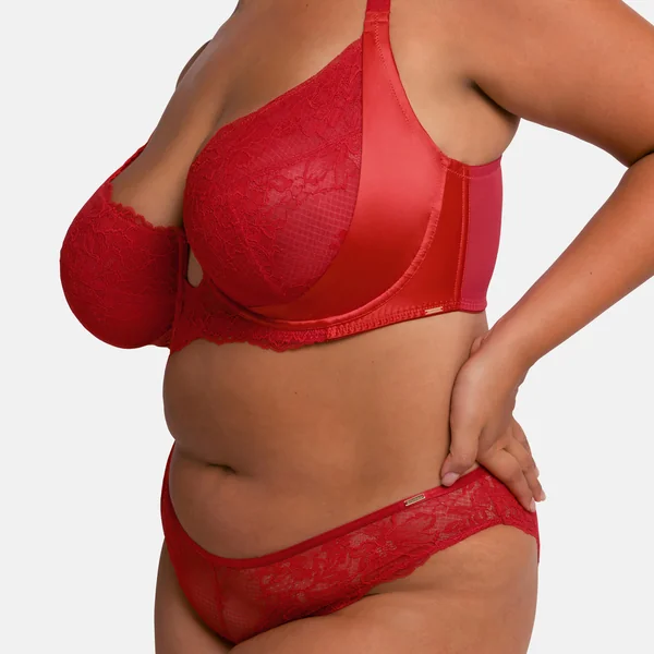 Soutien-Gorge à armatures rouge Dorina