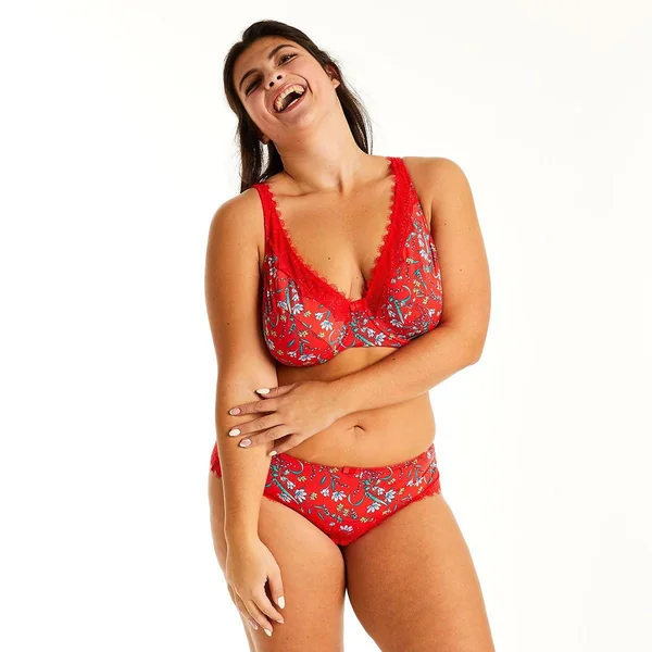 Soutien-gorge à armatures rouge Rouge Pomm Poire