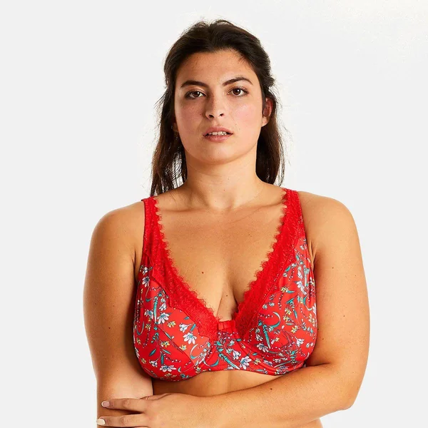 Soutien-gorge à armatures rouge Rouge Pomm Poire