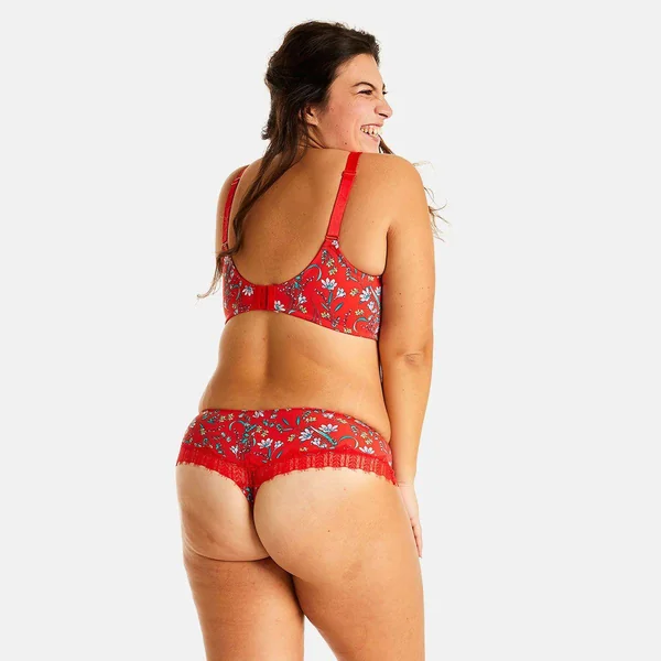 Soutien-gorge à armatures rouge Rouge Pomm Poire