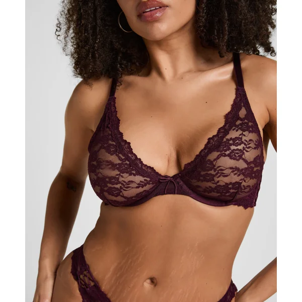 Soutien-Gorge à Armatures Sans Rembourrage Aveline - Violet
