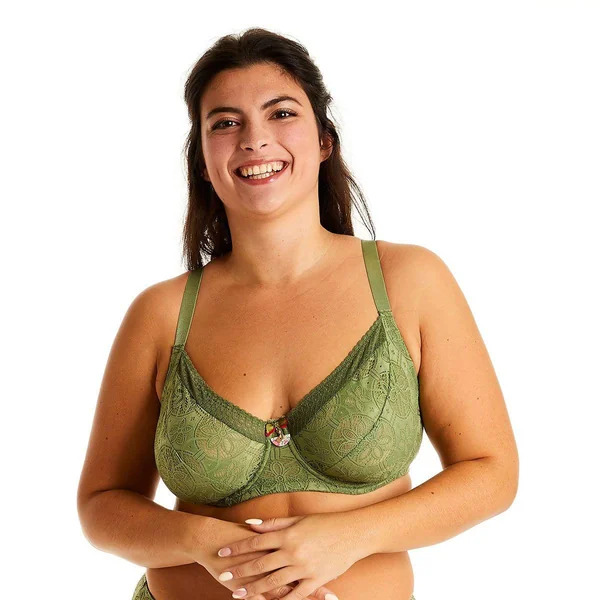 Soutien-gorge à armatures vert Echo Pomm Poire