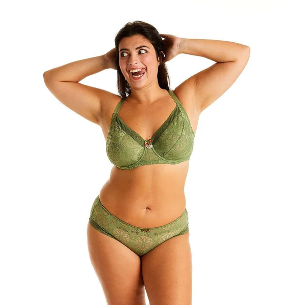 Soutien-gorge à armatures vert Echo Pomm Poire