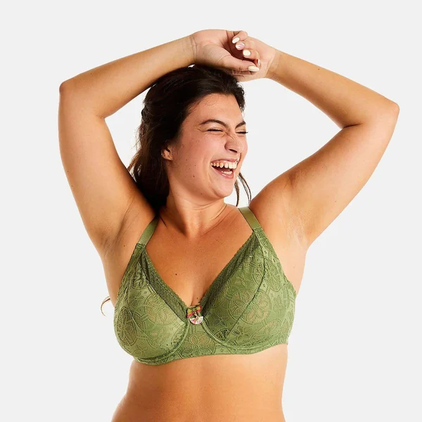 Soutien-gorge à armatures vert Echo Pomm Poire