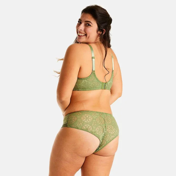 Soutien-gorge à armatures vert Echo Pomm Poire