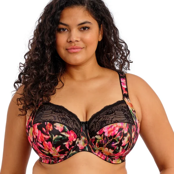Soutien-gorge à basque stretch rouge Elomi Morgan