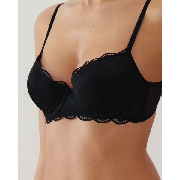 Soutien-gorge à coques fines en dentelle