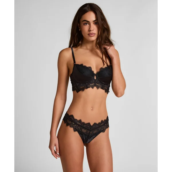 Soutien-gorge à la palangre à armatures préformé Zoé - Noir