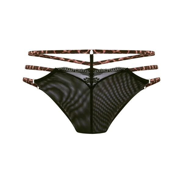 String Brésilien Ouvert Tasha - Noir