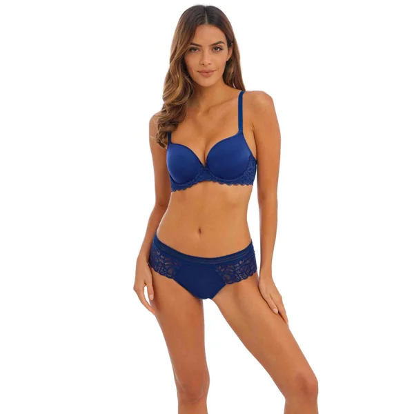 String en Dentelle Festonnée - Wacoal Lingerie - Bleu Wacoal lingerie
