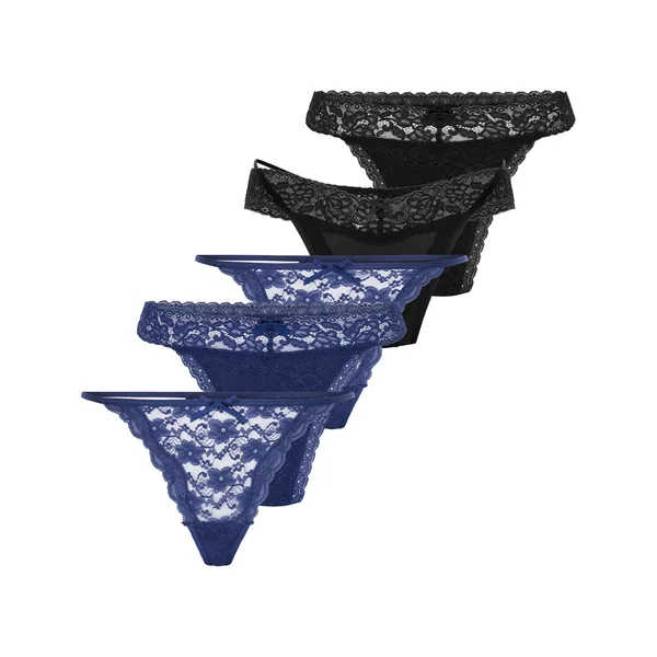 String Fashion Lot de 5 - Bleu