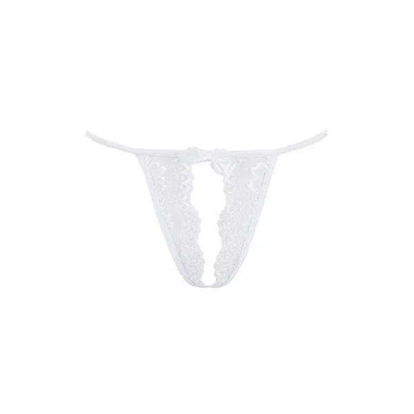 String fendu blanc V-9828