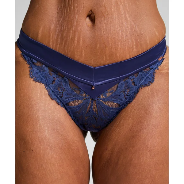 String jambe haute Grace - Bleu