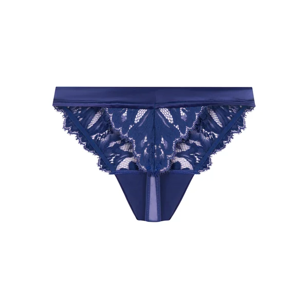 String jambe haute Grace - Bleu