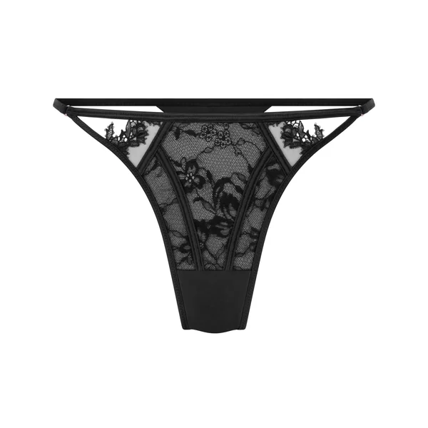 String jambe haute Julia - Noir