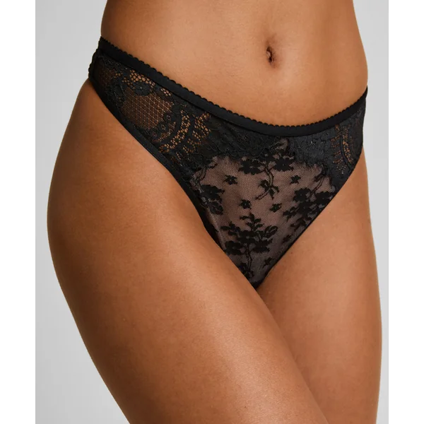 String jambe haute Lou - Noir
