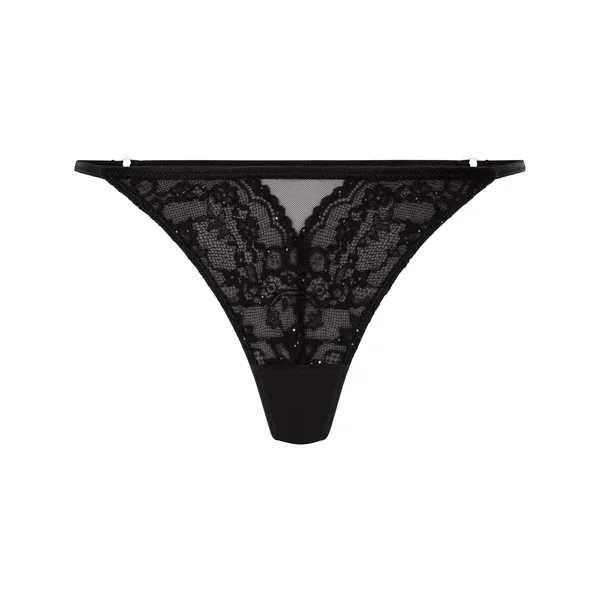 String jambe haute Sabrina - Noir