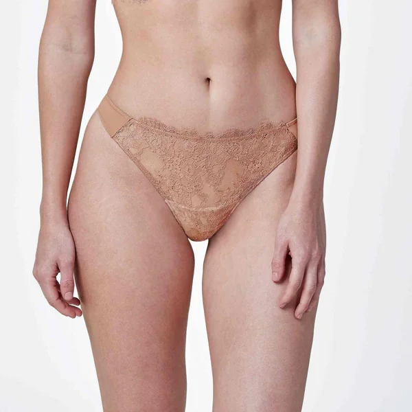 String Marron Motif floral - Entice Skarlett Blue