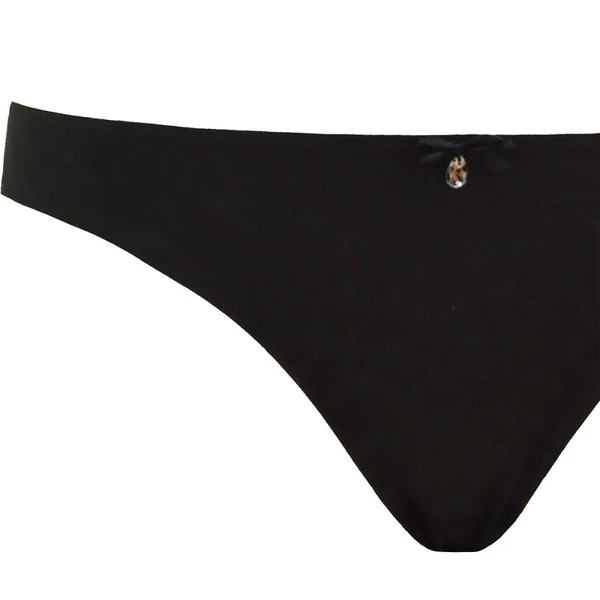 String - Noir en nylon Curvy Kate