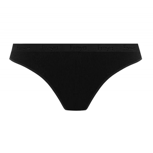 String Noir FREYA CHILL en coton modal Freya