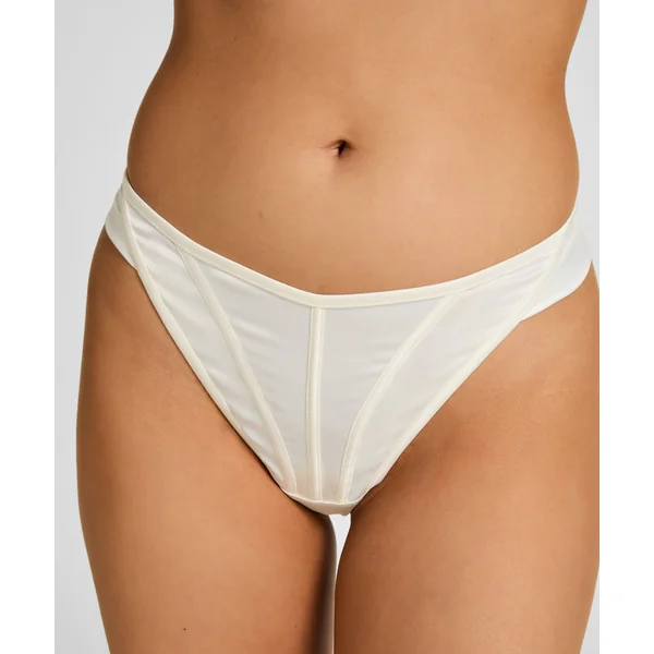 String Taille Haute Britt - Blanc