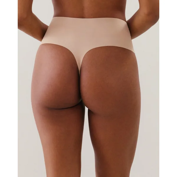 String taille haute en microfibre